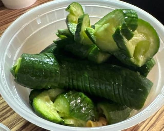 Marinated Cucumber Salad.