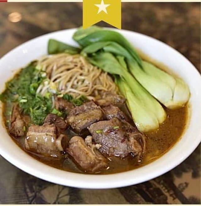Stewed Pork Ribs Noodles.